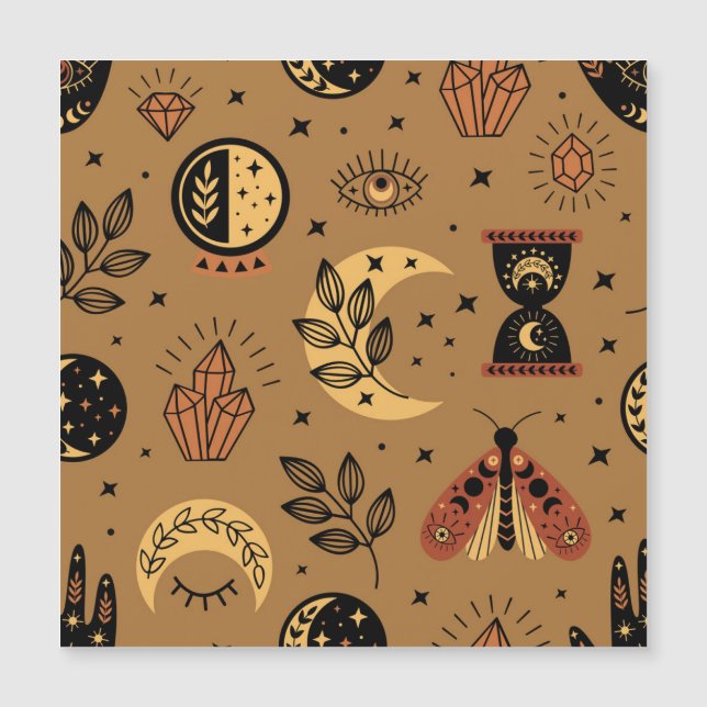 Magical Elements: Enchanting Seamless Pattern (Front)