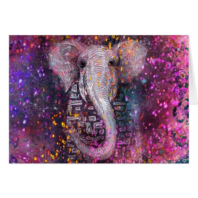 magical elephant card (Front Horizontal)