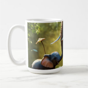 Magical Elephant Nursery – Realistic Happy Toy-Fil Coffee Mug