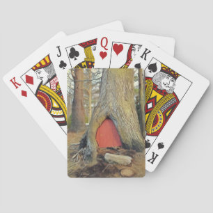 Magical Elf House Playing Cards