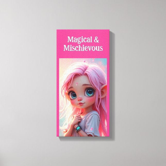 Magical Elfie Canvas Print (Front)