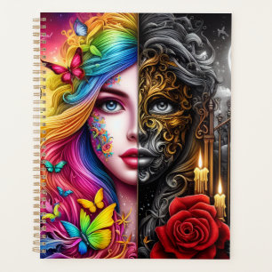 Magical Elven Duality - Day - Night Realms Planner