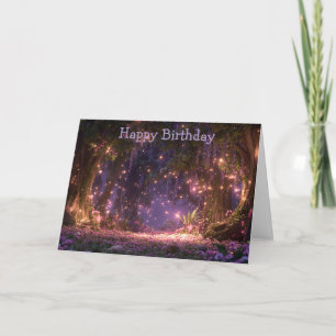 Magical Enchanted Forest Card