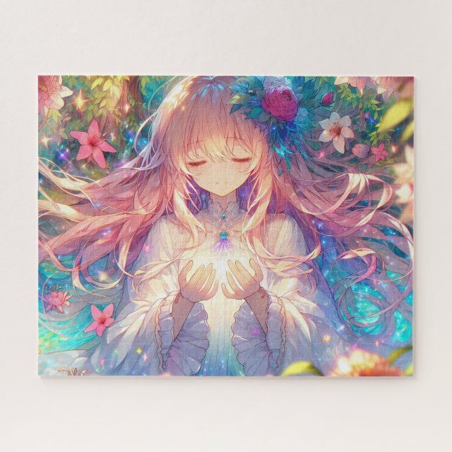 Magical Ethereal Anime Girl  Jigsaw Puzzle (Horizontal)