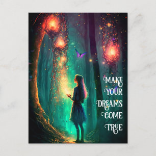 Magical Fairy Enchanted Forest Fantasy Pixie Dust Postcard