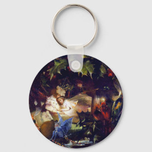 Magical Fairy Fantasy Painting: The Fairy Bower Keychain