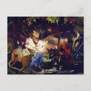 Magical Fairy Fantasy Painting: The Fairy Bower Postcard