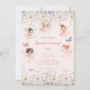 Magical Fairy First Birthday, Fairy Bash Invitation