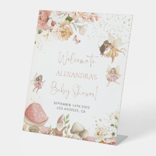 Magical Fairy Garden Baby Shower Welcome Sign