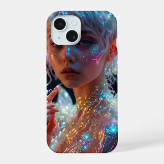 Magical Fairy Girl Glitter iPhone 15 Case - Fantas