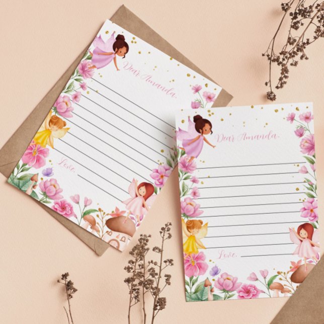 Magical Fairy Girl Time Capsule Note Message Card (Creator Uploaded)