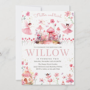 Magical Fairy Invitation for Birthday Tea Party 