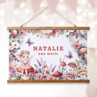 Magical Fairy Mushroom Garden Personalized Name