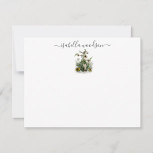 Magical Fairy Pixie Script Name Note Card