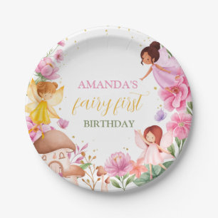 Magical Fairy Princess Birthday Paper Plate