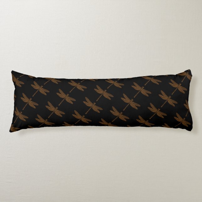 Magical Fairy Tale Fantasy Dragonfly Body Pillow (Front)