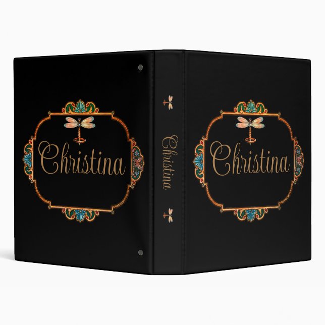 Magical Fairy Tale Fantasy Personalized Binder (Background)