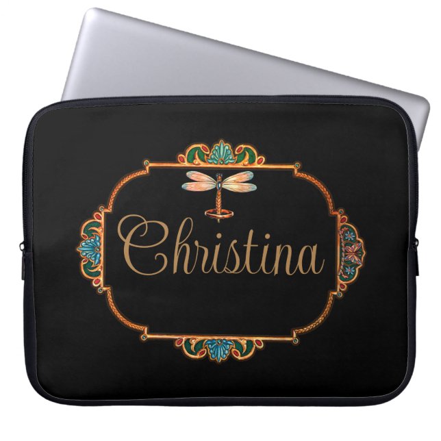 Magical Fairy Tale Fantasy Personalized Laptop Sleeve (Front)
