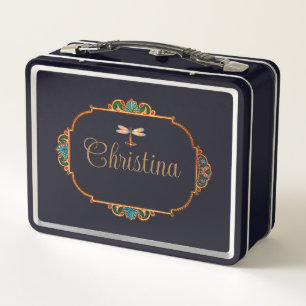 Magical Fairy Tale Fantasy Personalized Metal Lunch Box