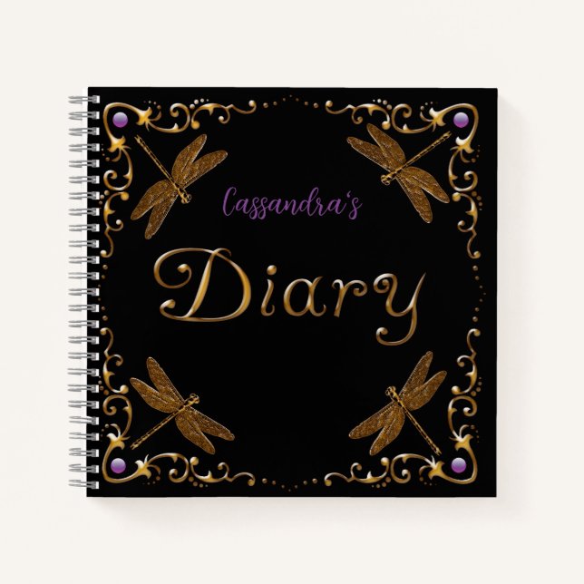 Magical Fairy Tale Fantasy Personalized Notebook (Front)