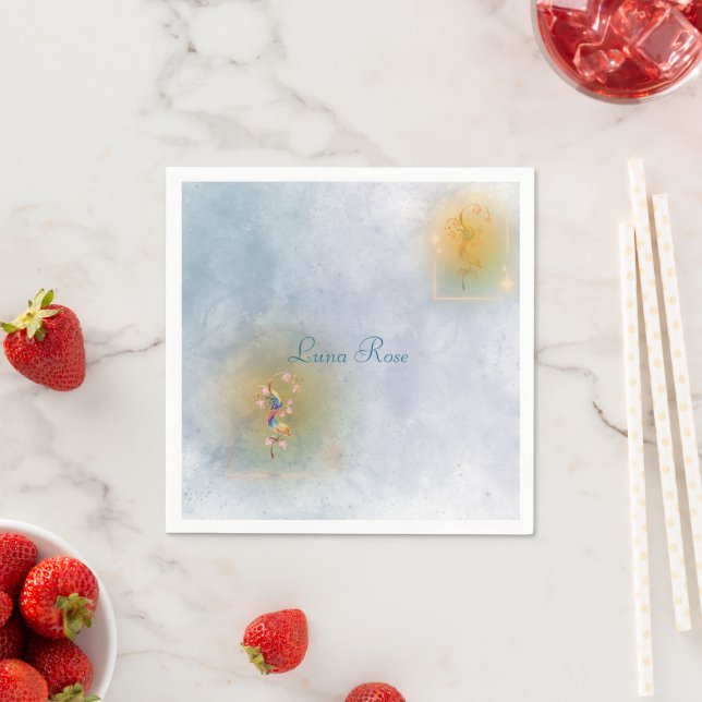 Magical Fairy Tale garden paper napkins  (Insitu)