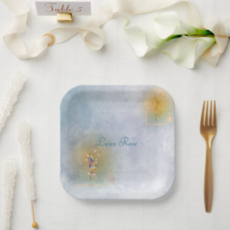 Magical Fairy Tale paper plates 