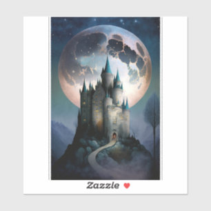 Magical Fantasy Castle Full Moon