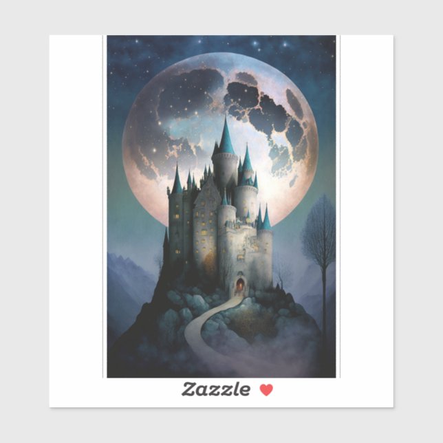 Magical Fantasy Castle Full Moon (Sheet)