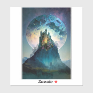 Magical Fantasy Castle Sticker