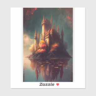 Magical Fantasy Castle Sticker