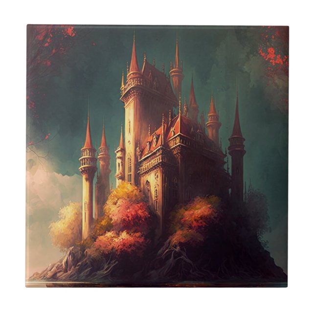 Magical Fantasy Castle Tile (Front)