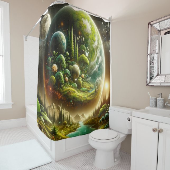 Magical Fantasy Planet With Celestial Nature (In Situ)