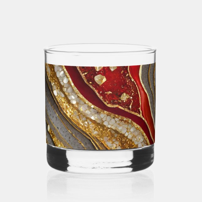 Magical Fantasy Themed Mug Whiskey Glass (Front)