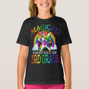 Magical First Day Of 3rd Grade Unicorn  T-Shirt