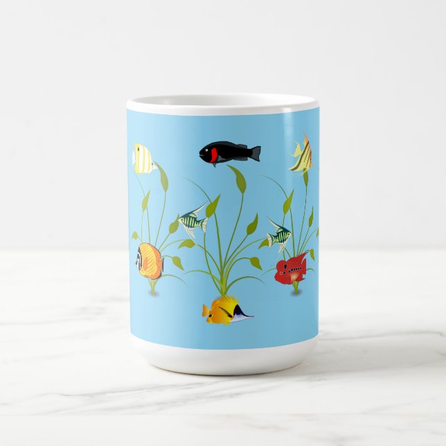 Magical Fish and Plants Ocean Coffee Cup (Center)