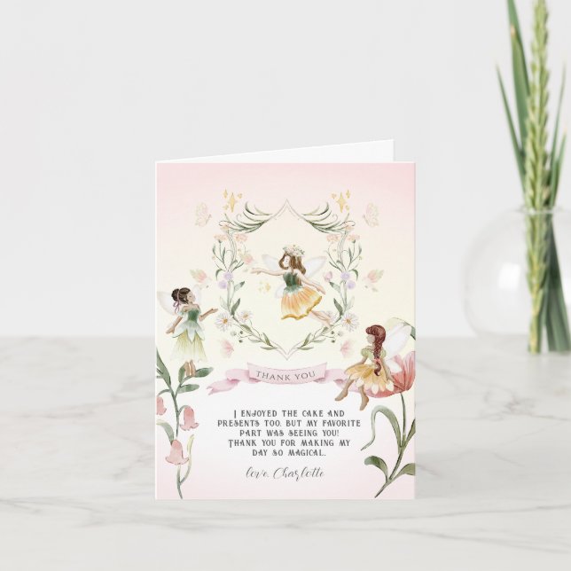 Magical Floral Fairy | Thank You (Front)