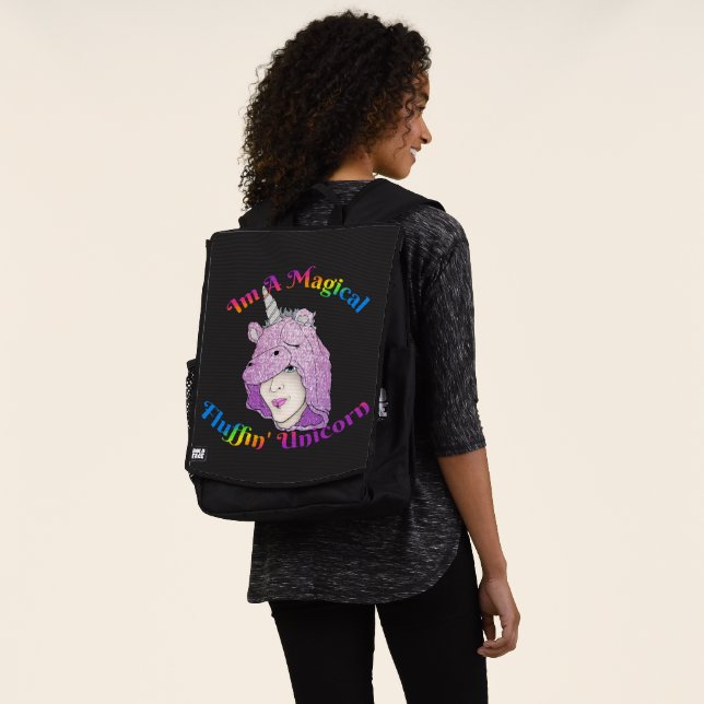 Magical Fluffin Unicorn Backpack (Worn)