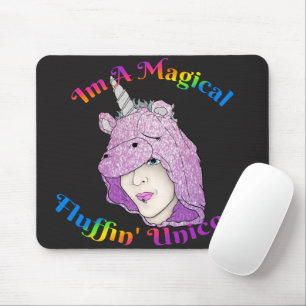 Magical Fluffin Unicorn Mousepad