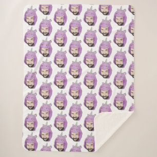 Magical Fluffin Unicorn Sherpa Blanket, All Sizes Blanket