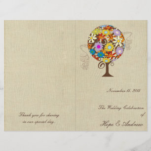 Magical Forest Circle of Love Flower Tree Wedding