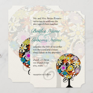 Magical Forest Circle of Love Wedding Invitations