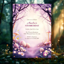 Magical Forest Easter Pink Egg Hunt Birthday Party