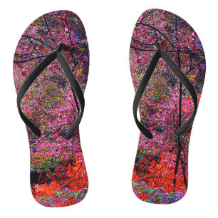 Magical Forest Flip Flops