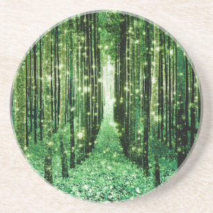 Magical Forest Green Mystery Coaster