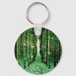 Magical Forest Green Mystery Keychain