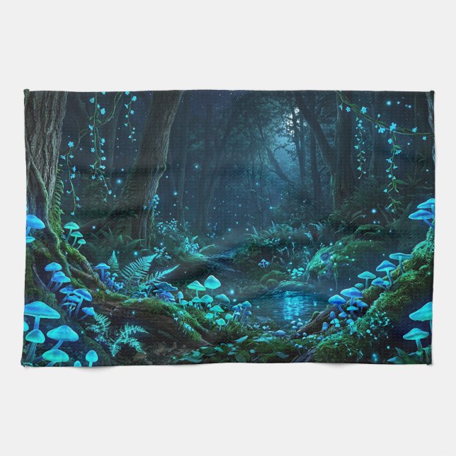 Magical Forest Kitchen Towel (Horizontal)