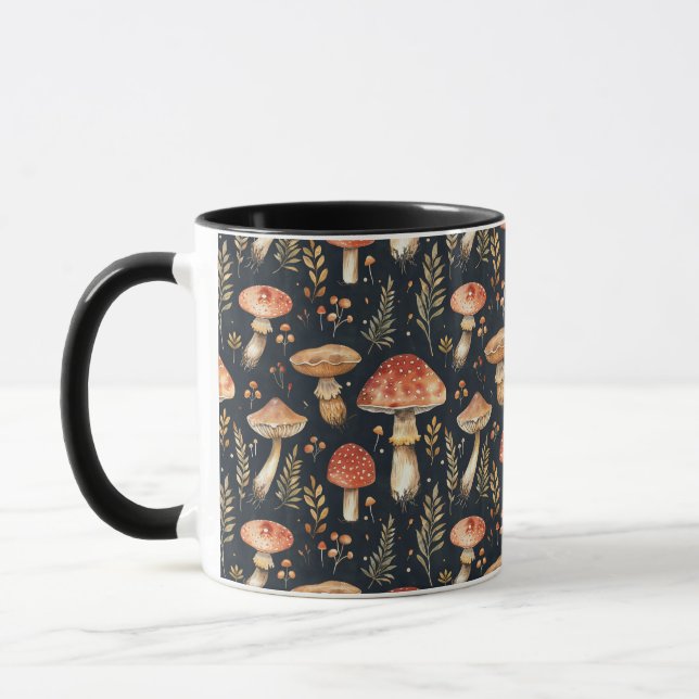 Magical Forest Mushroom Mug (Left)