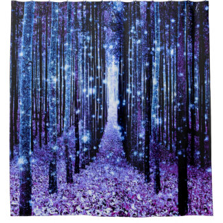 Magical Forest Path Purple Blue