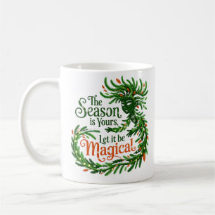 Magical Forest Queen Cozy Christmas Drinkware gift Coffee Mug
