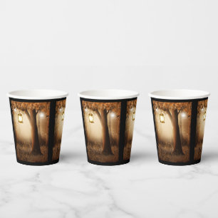 Magical Forest with Fairy Lights Paper Cups
